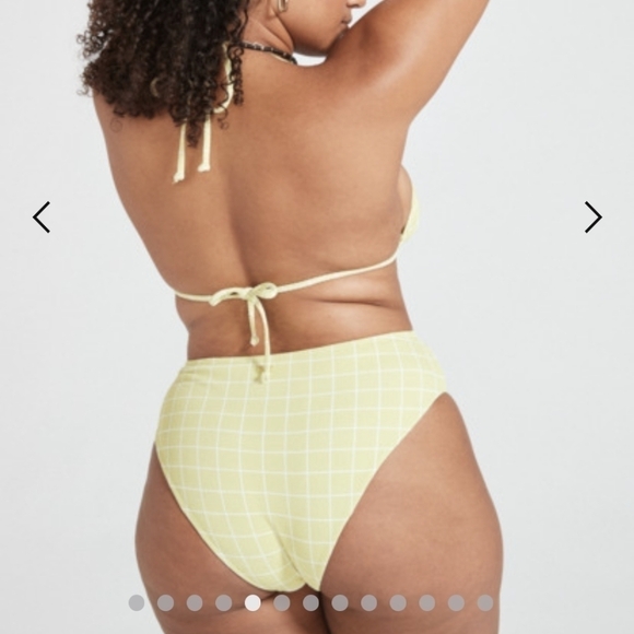 Roxy Salty Shine High-Waisted Bikini Bottom - Picture 1 of 16